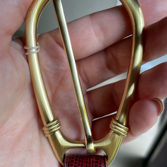 Sancia Élysées Belt in vintage tan size 20mm. Never worn. - Picture 5 of 5